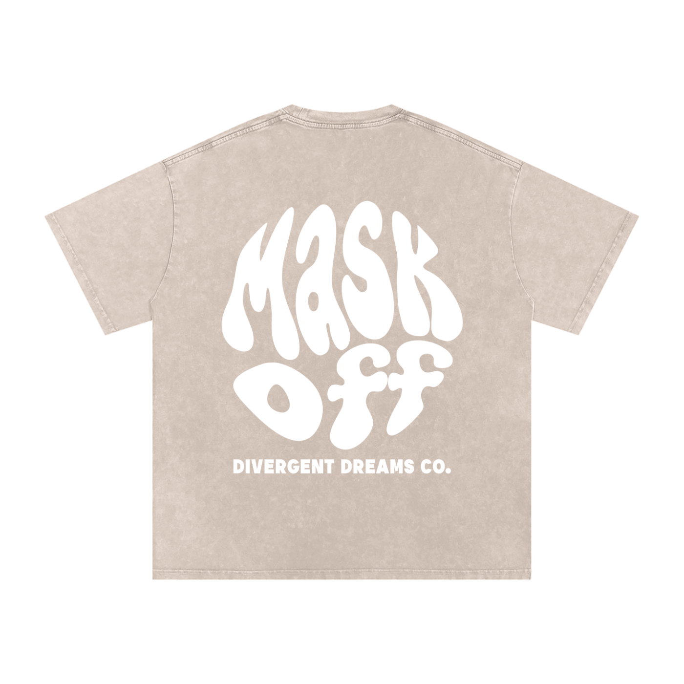 Mask Off Acid Wash Oversized Tee