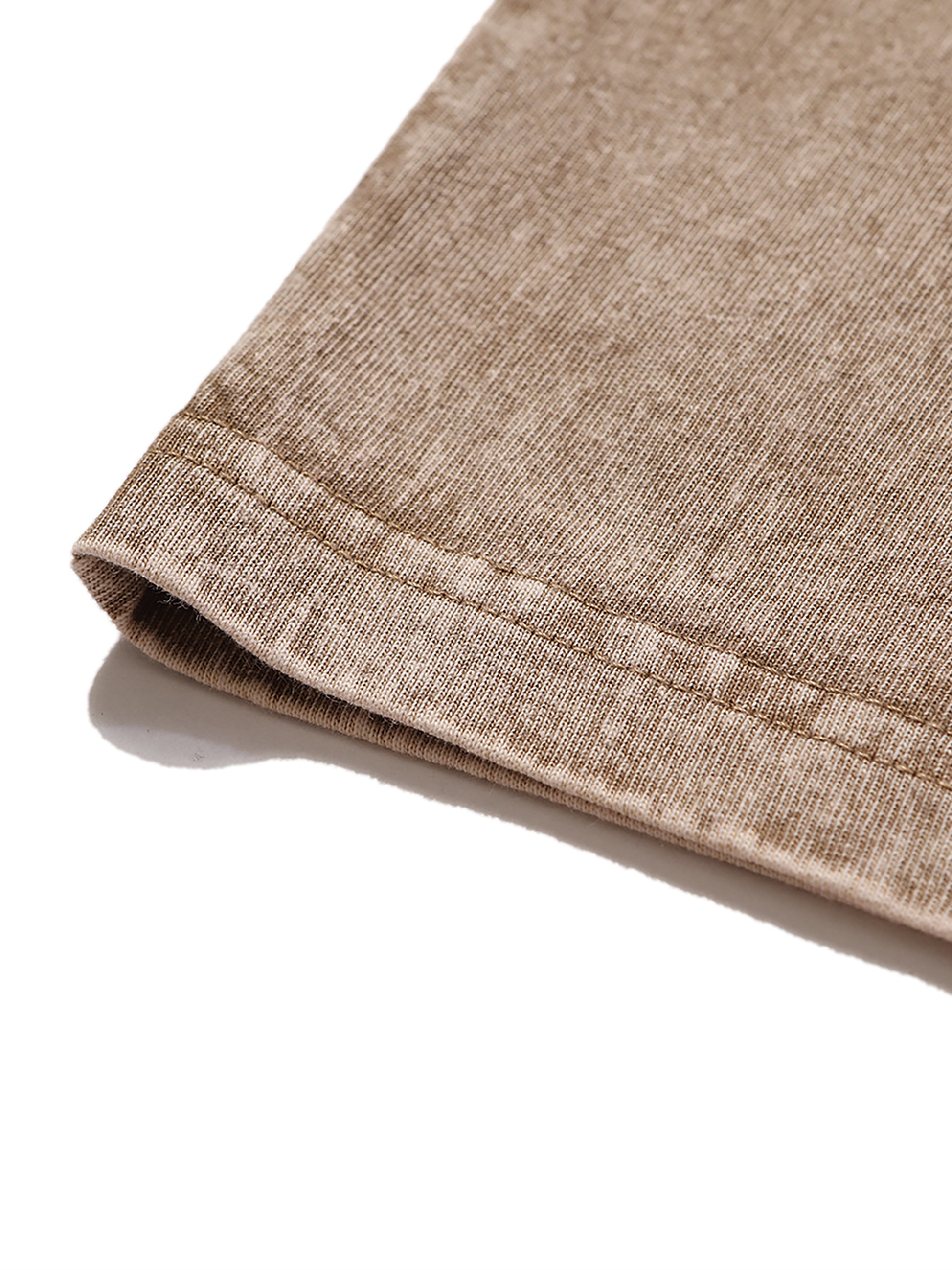 Bold Visions Oversized Tee - Light Brown