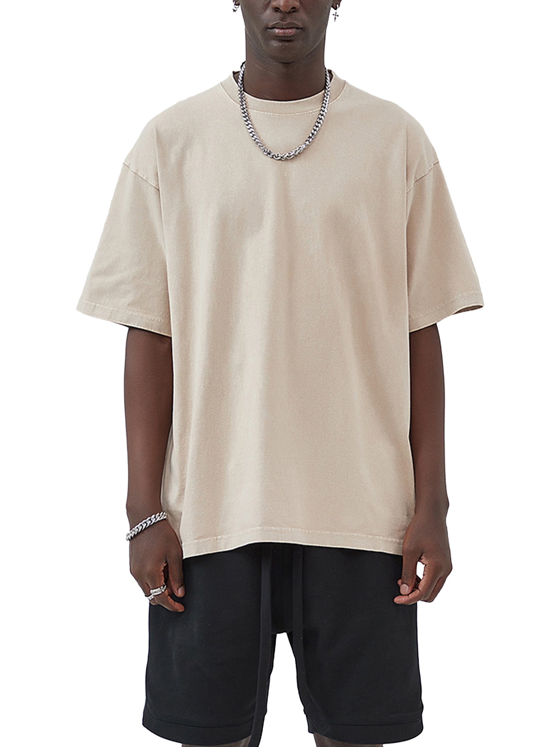 Bold Visions Oversized Tee - Light Gray