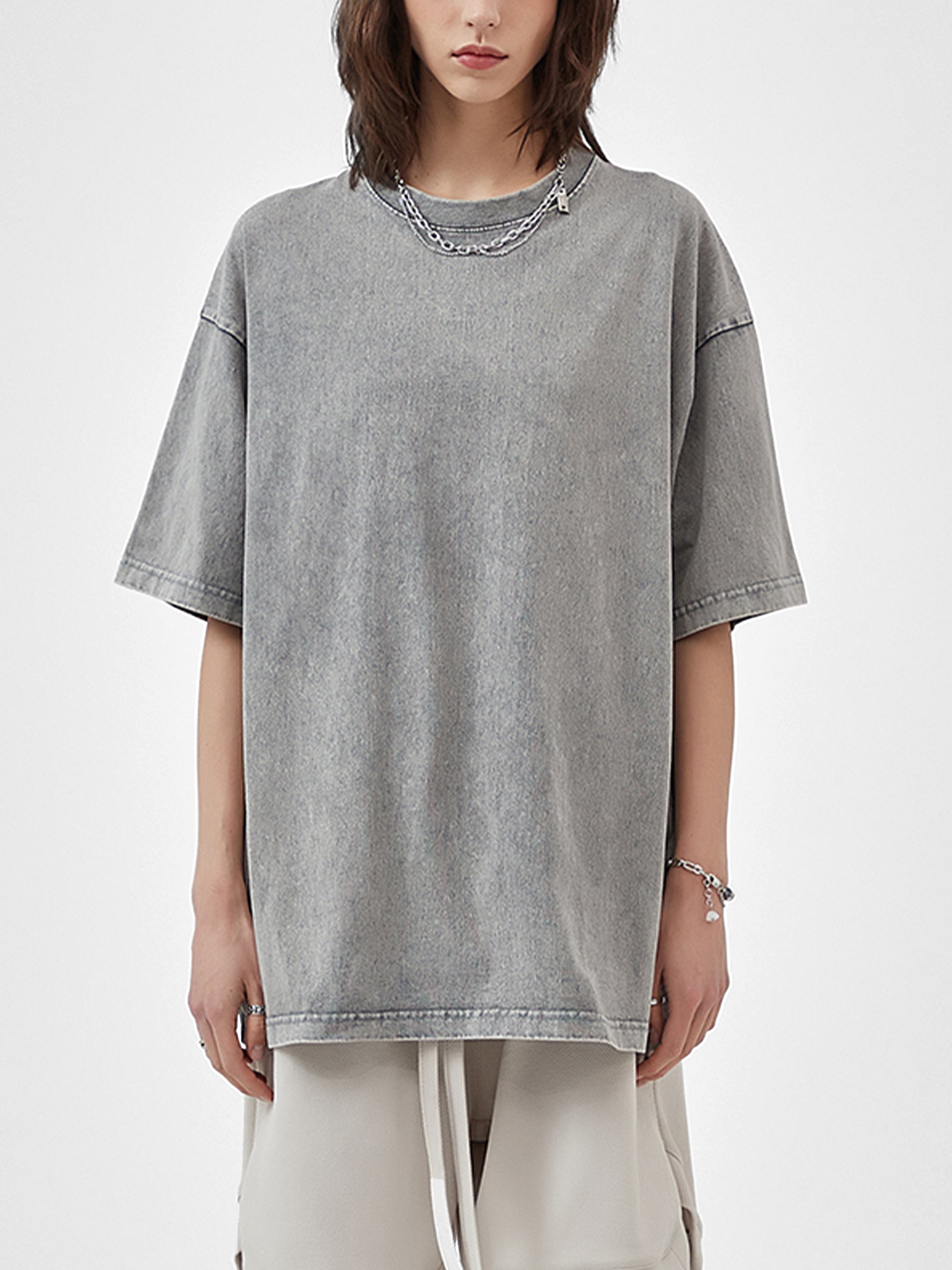 Mask Off Acid Wash Oversized Tee